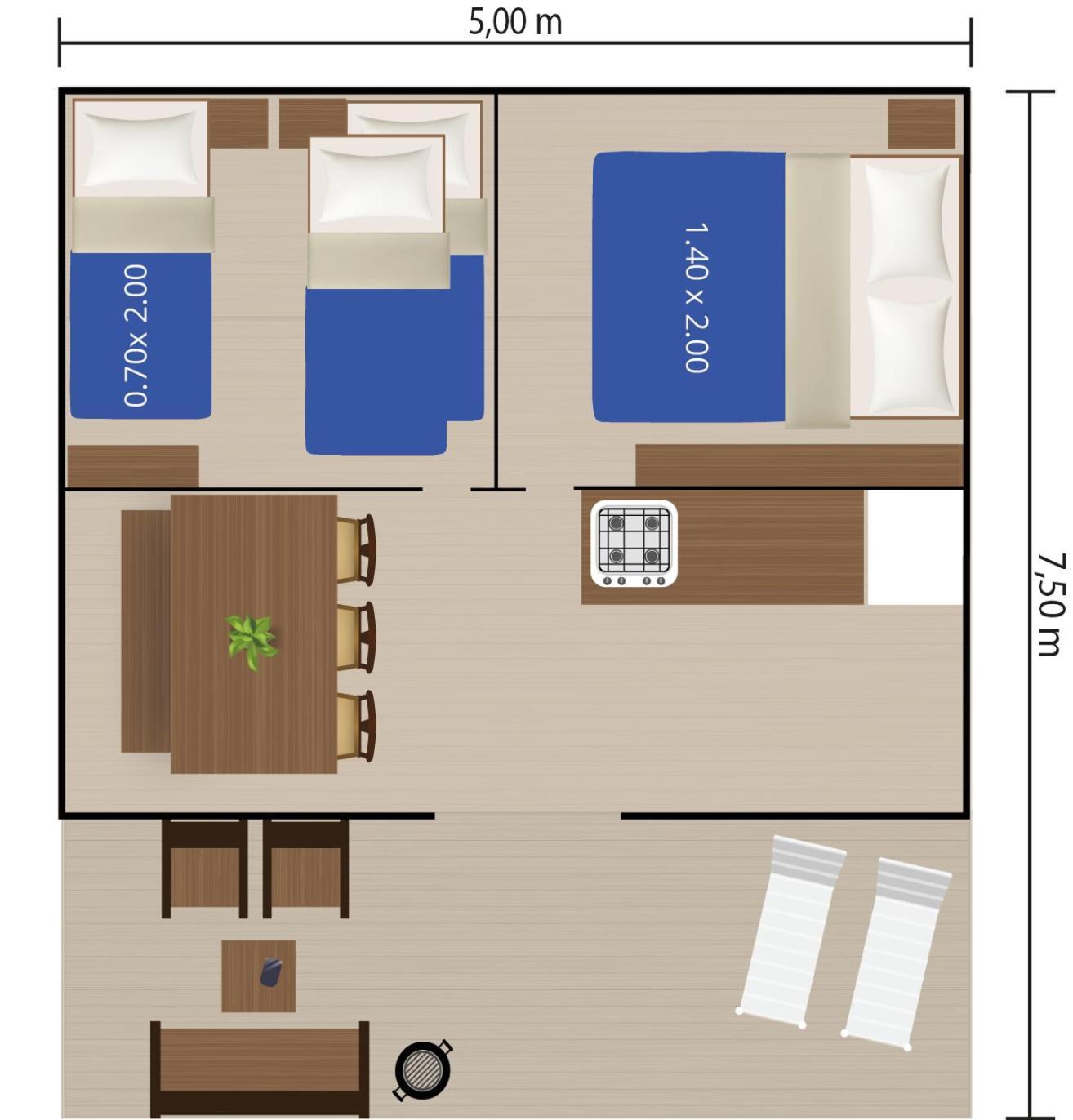 Easyatent Safari Tent Bijela Uvala Mugeba Habitación foto